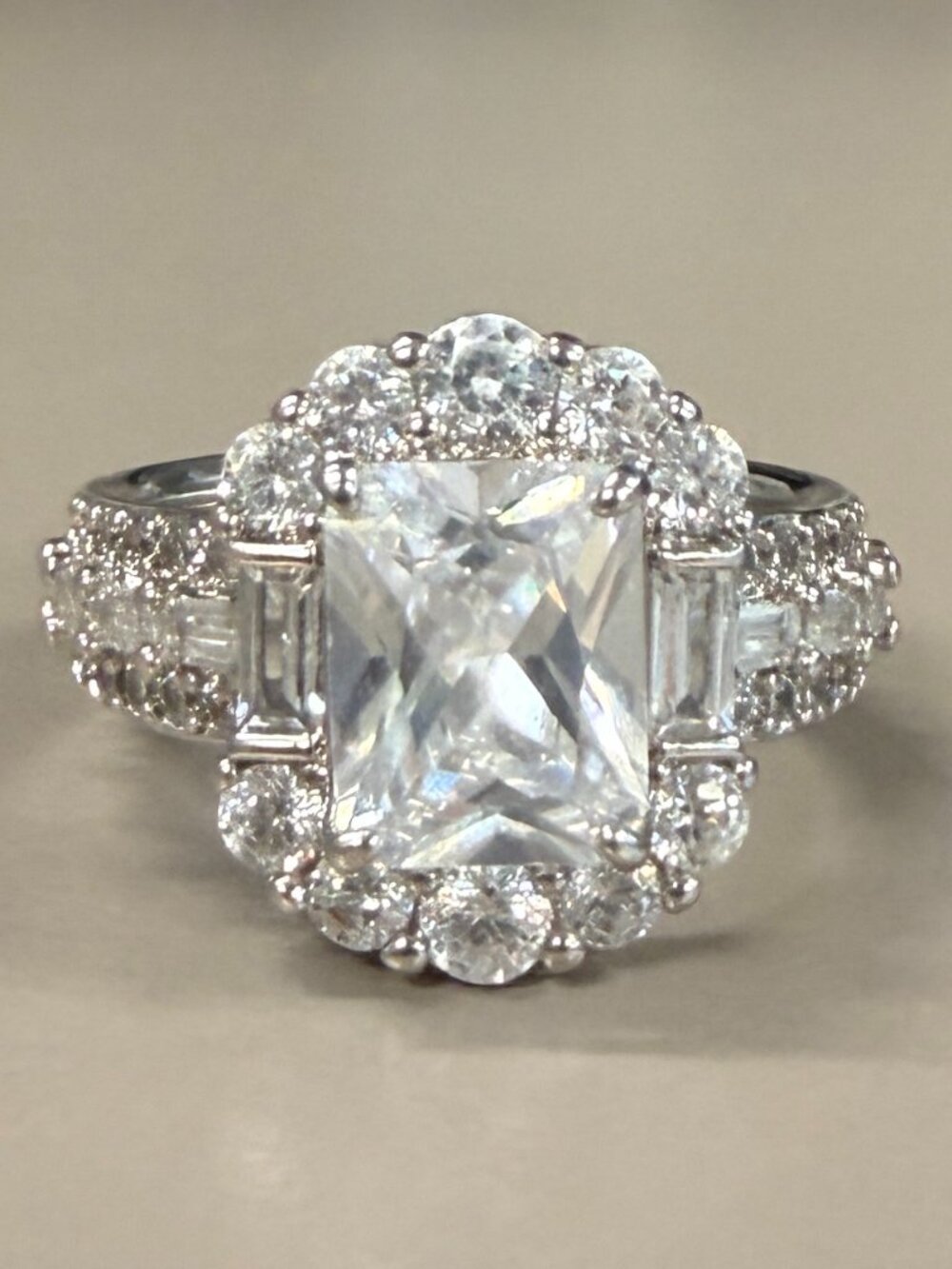 Bomb Party "Illuminated Dreams" CZ Halo Ring